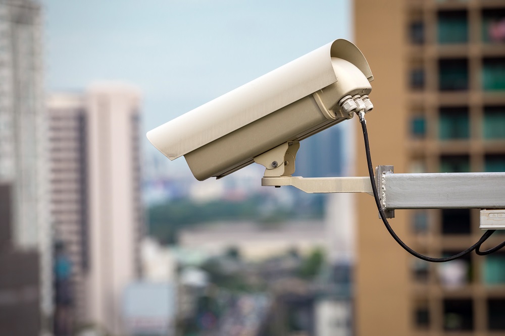 security camera and urban video